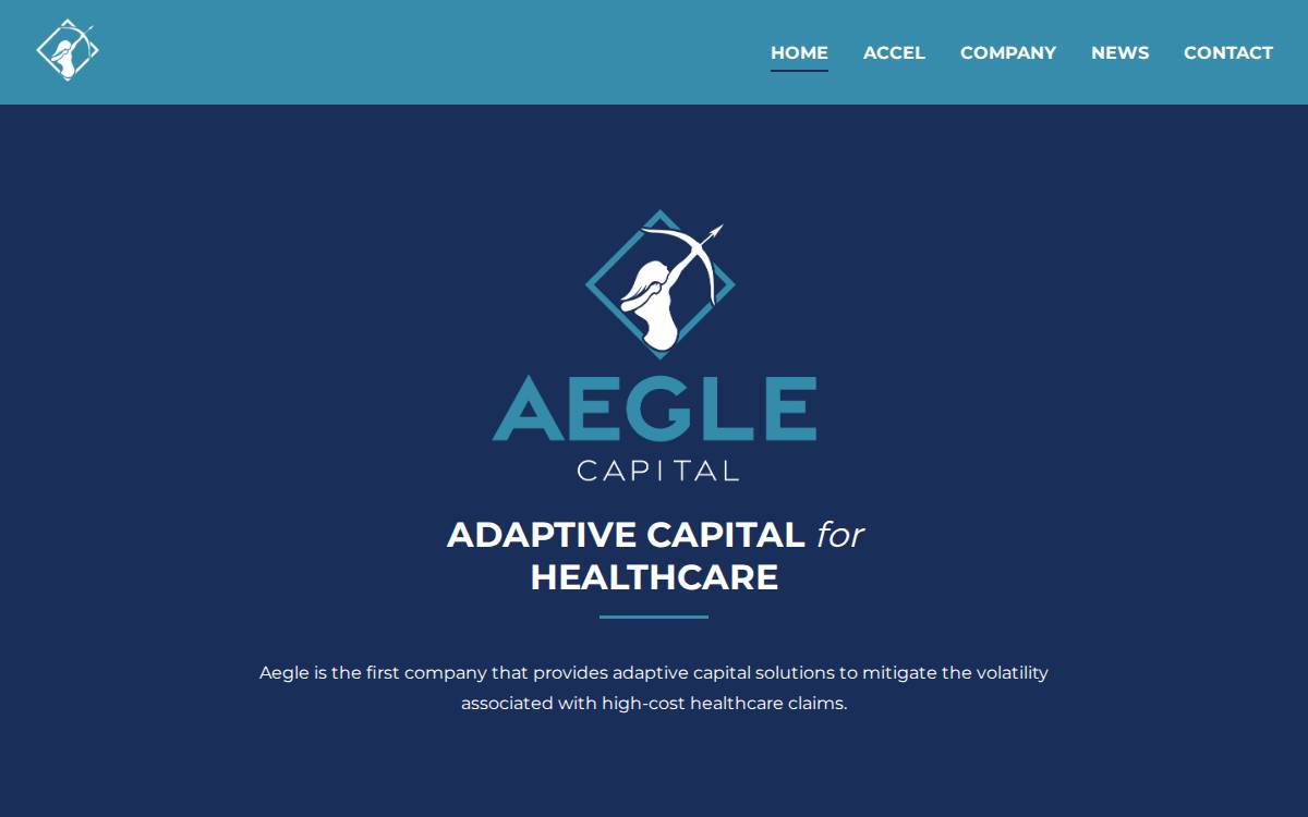 Aeglecap website preview
