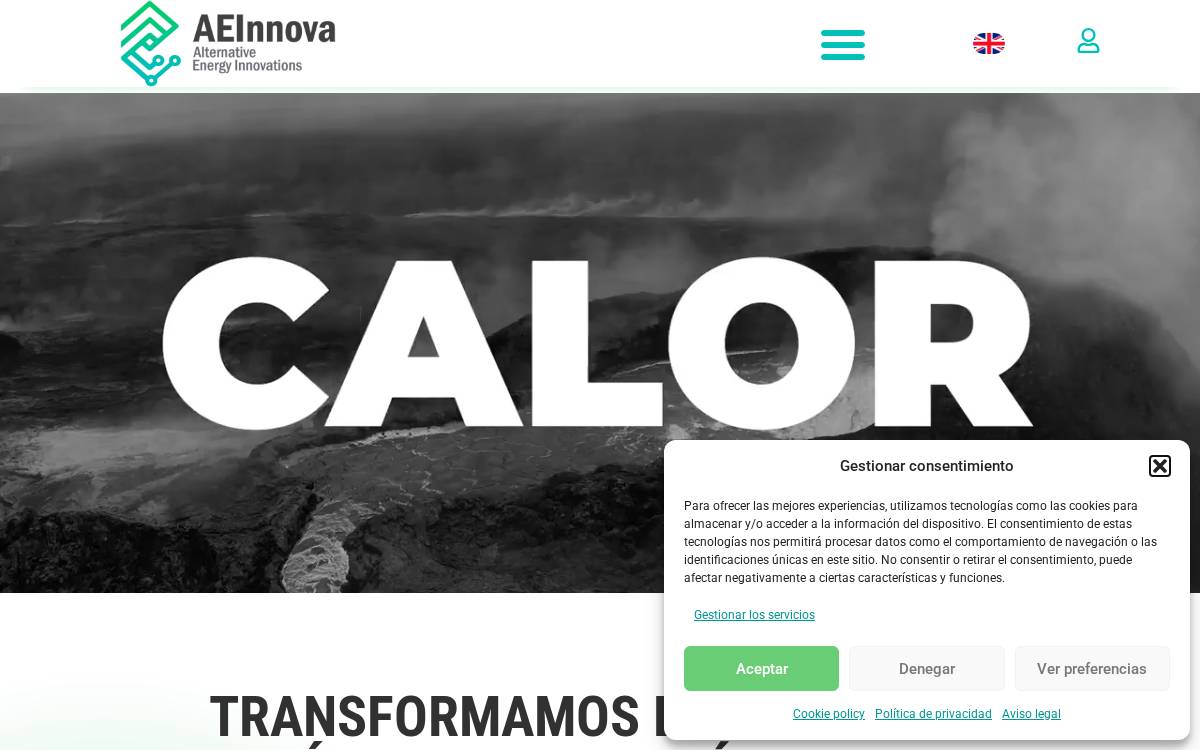AEInnova website preview