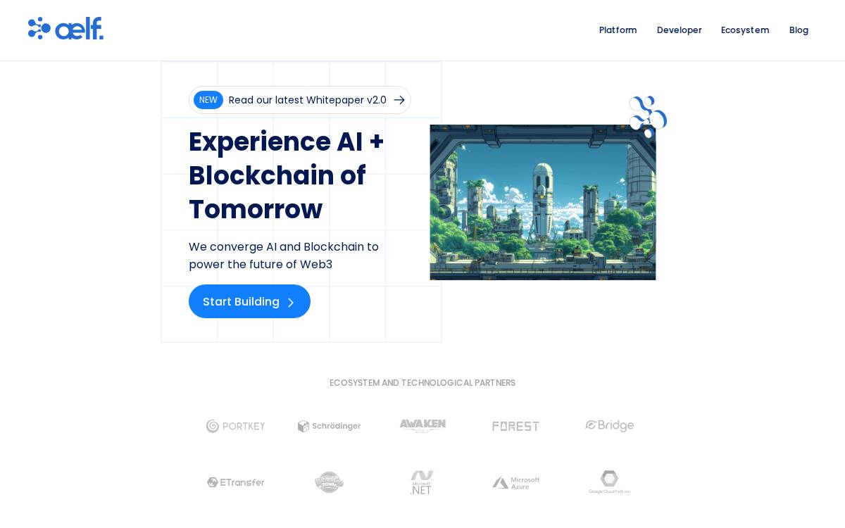 aelf website preview