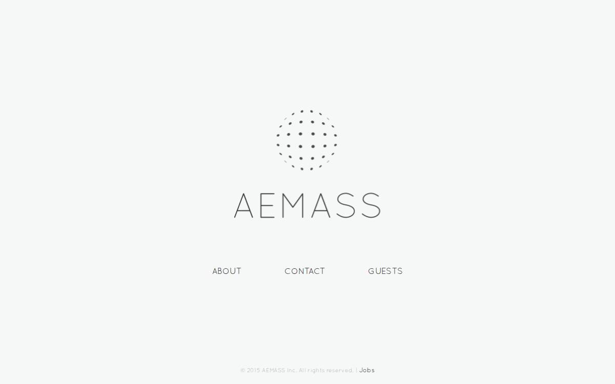 Aemass website preview