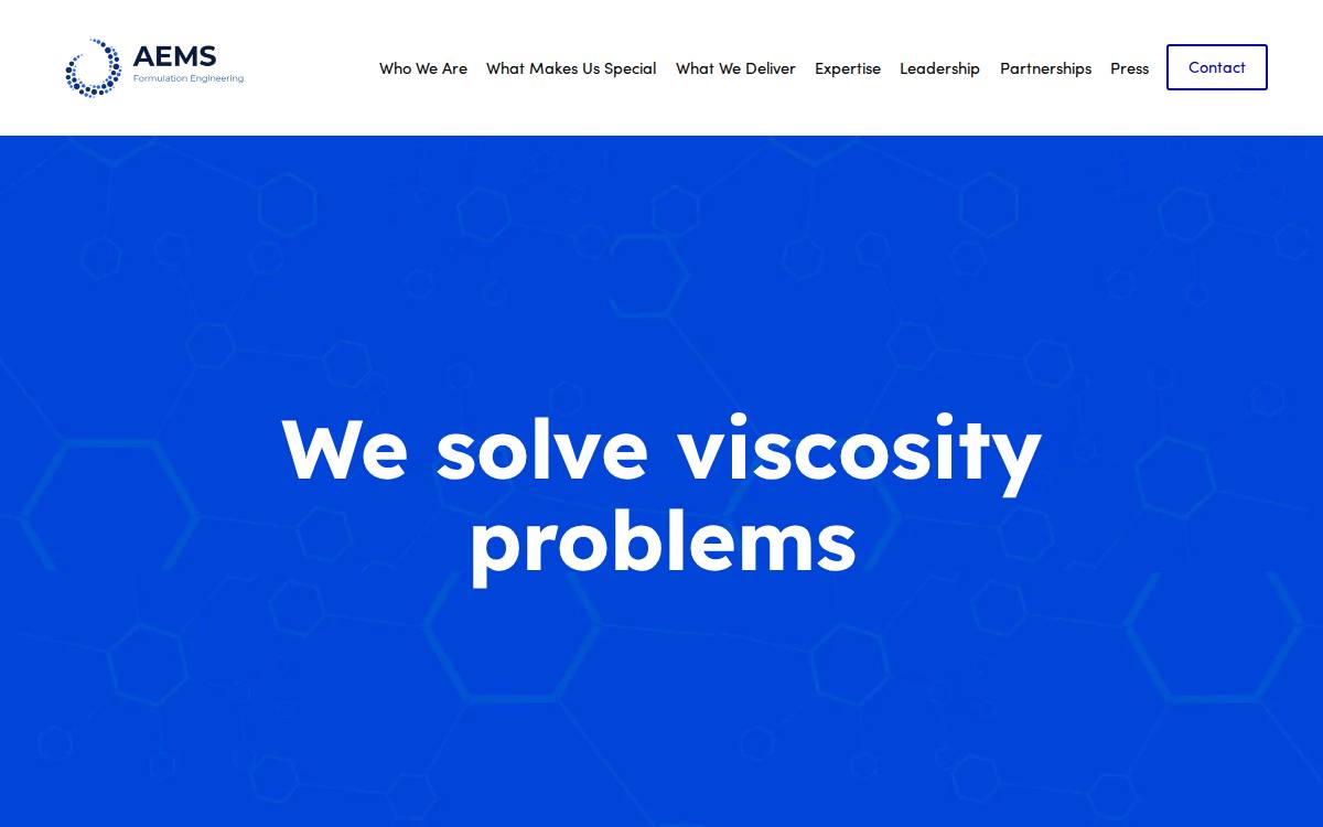 Aems website preview