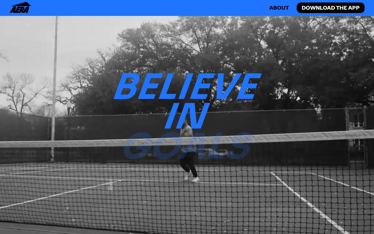 Aera website preview