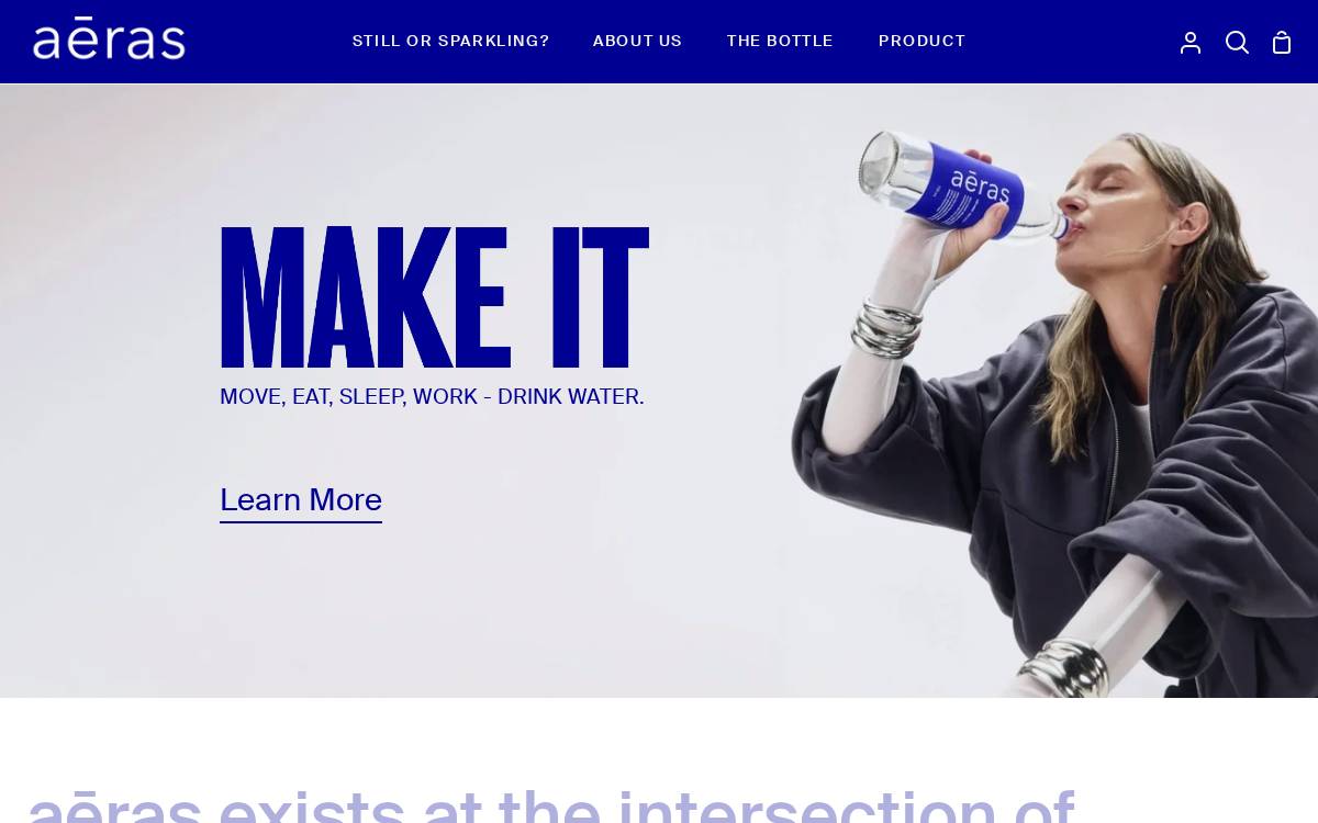Aeraswater website preview