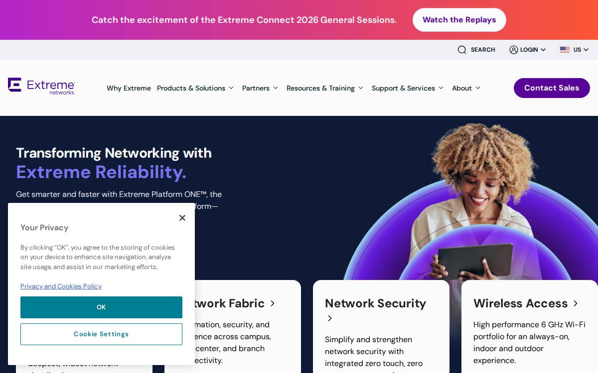 Aerohive Networks website preview