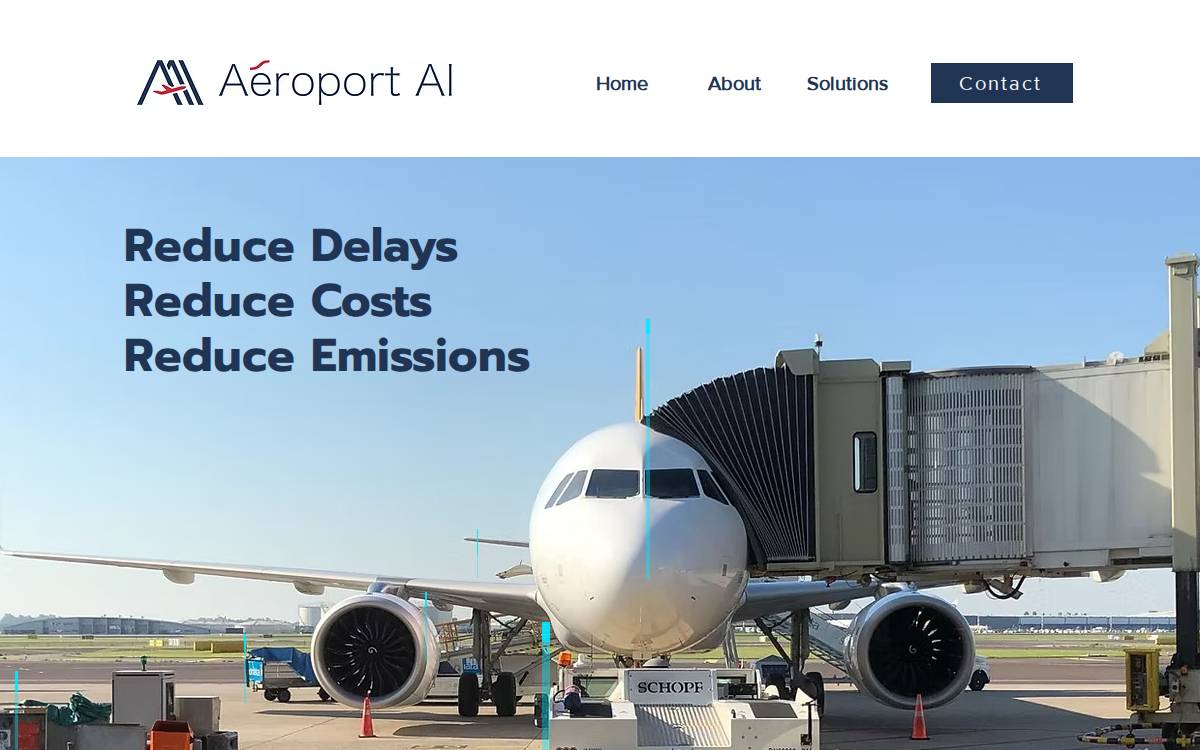 Aeroport AI Website website preview