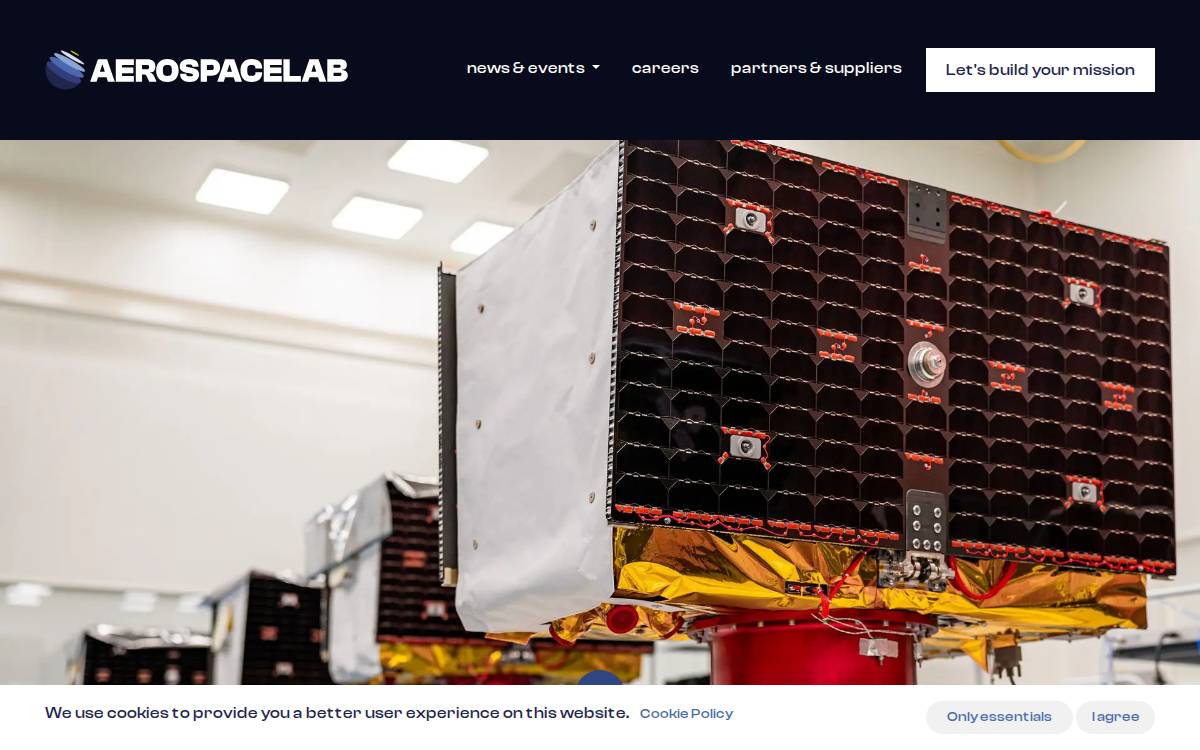 Aerospacelab website preview
