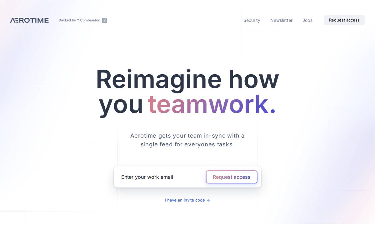 Aerotime website preview