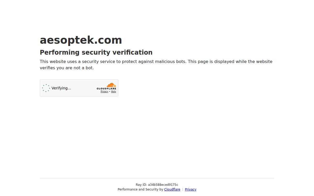 AESOP website preview