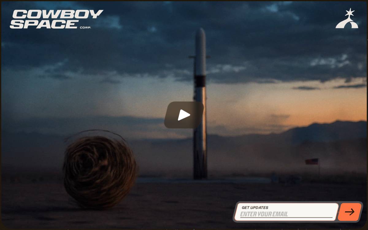 Cowboy Space website preview