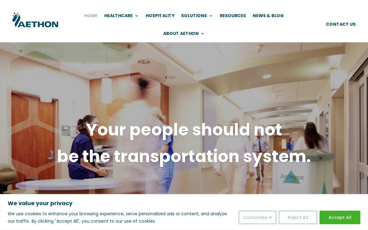 Aethon website preview