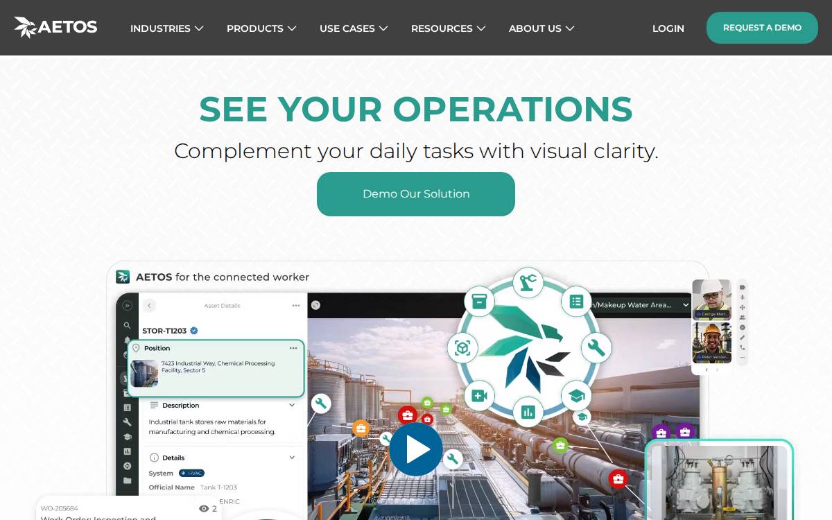 Aetos Imaging website preview