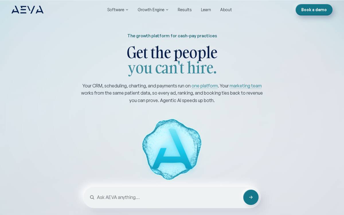 AEVA Digital website preview