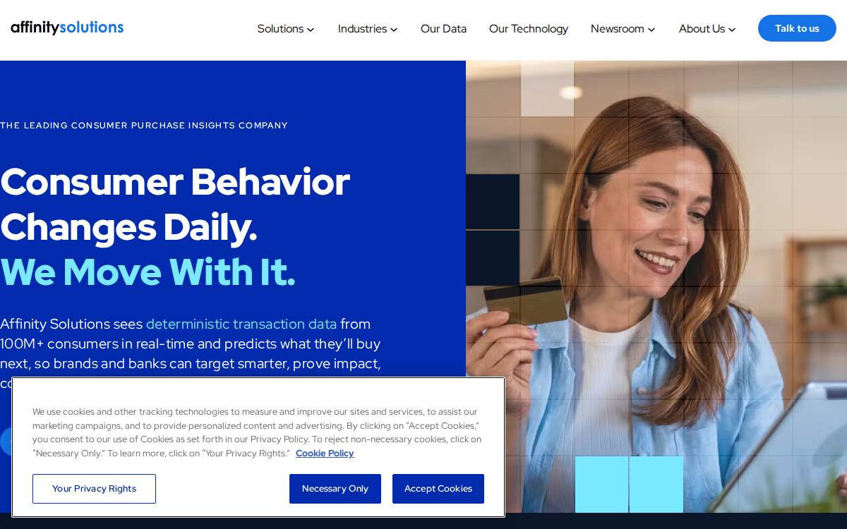 Affinity website preview
