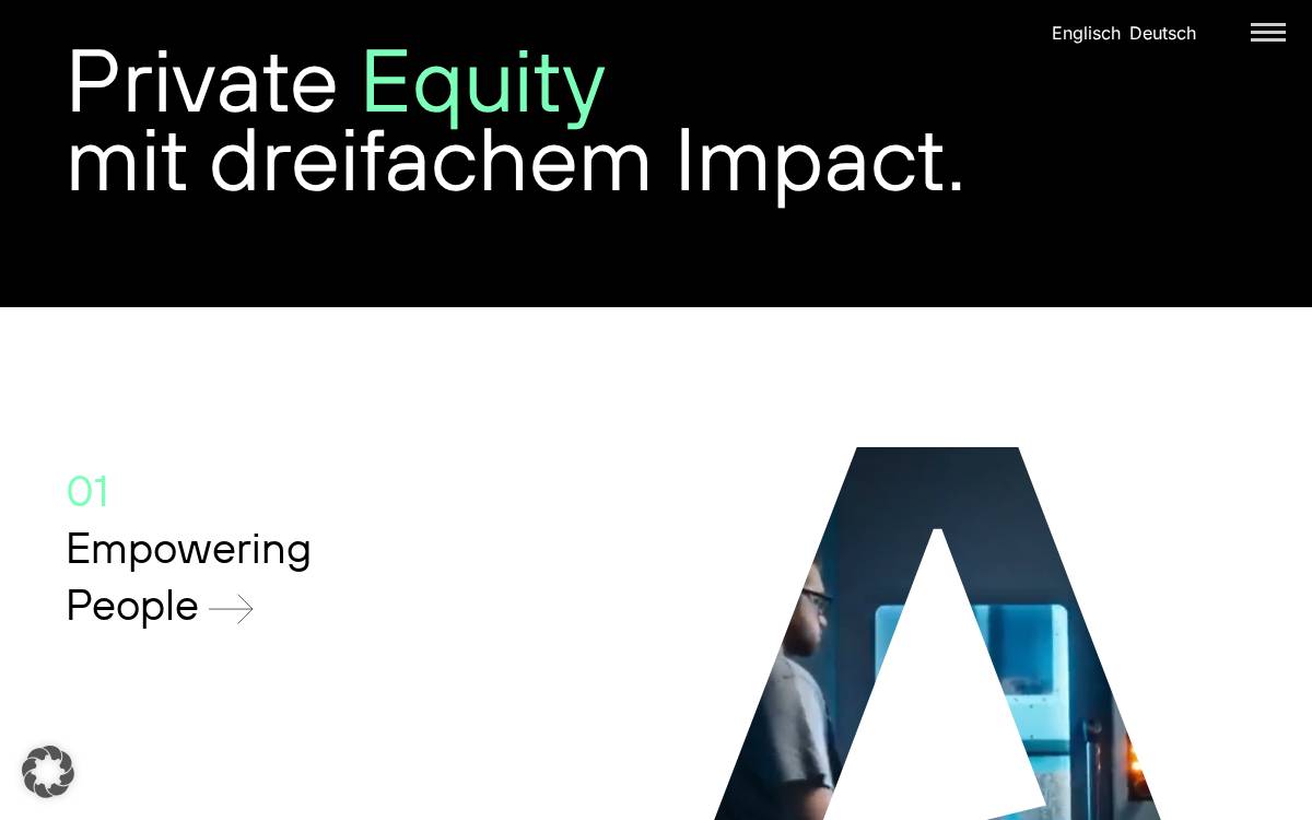 Afinum website preview