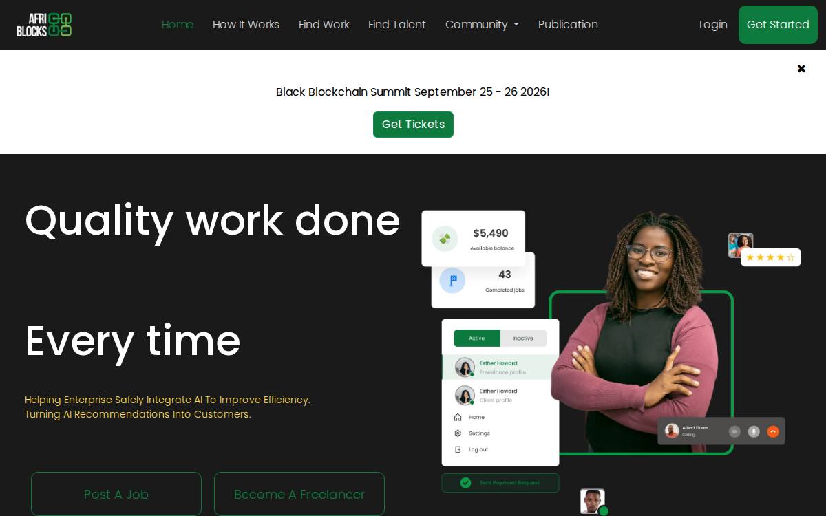 AfriBlocks website preview