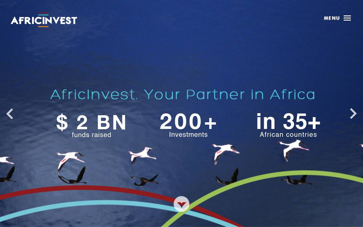 Africinvest website preview