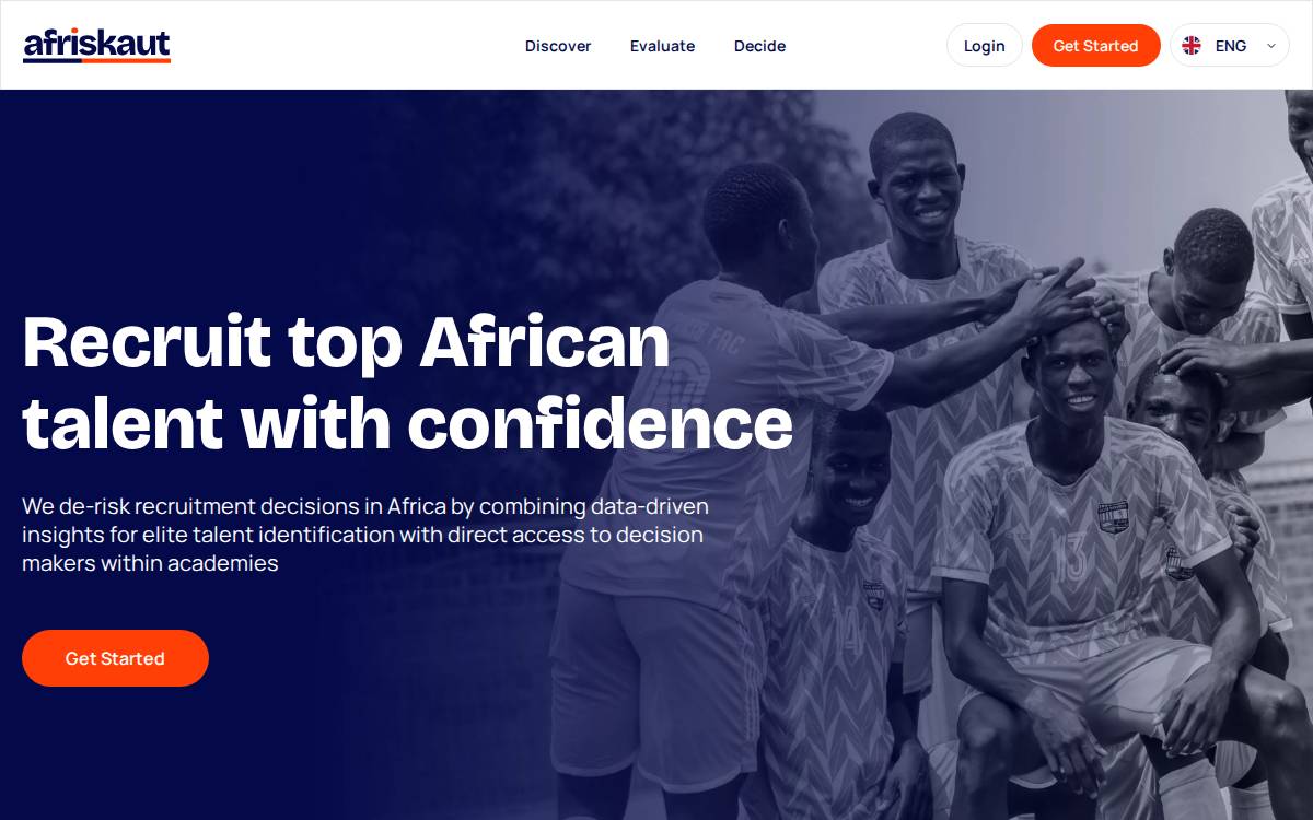 Afriskaut website preview