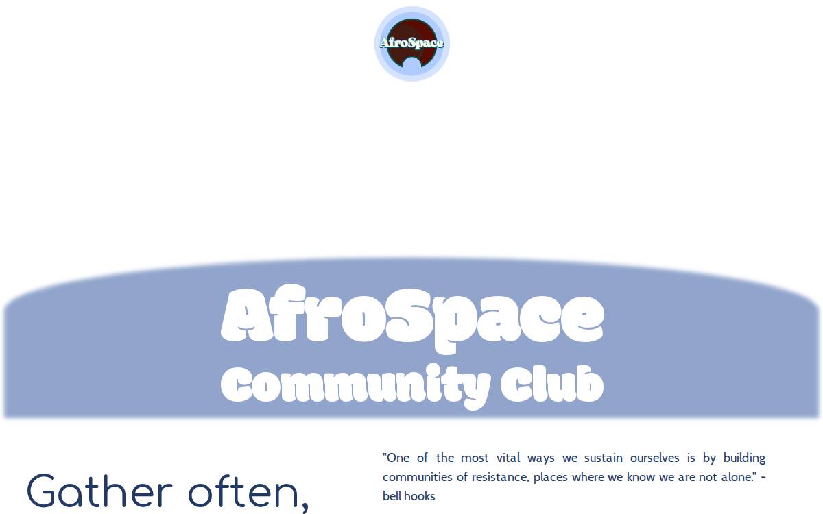 Afro website preview