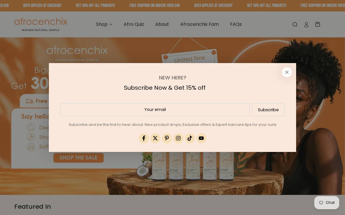 Afrocenchix website preview