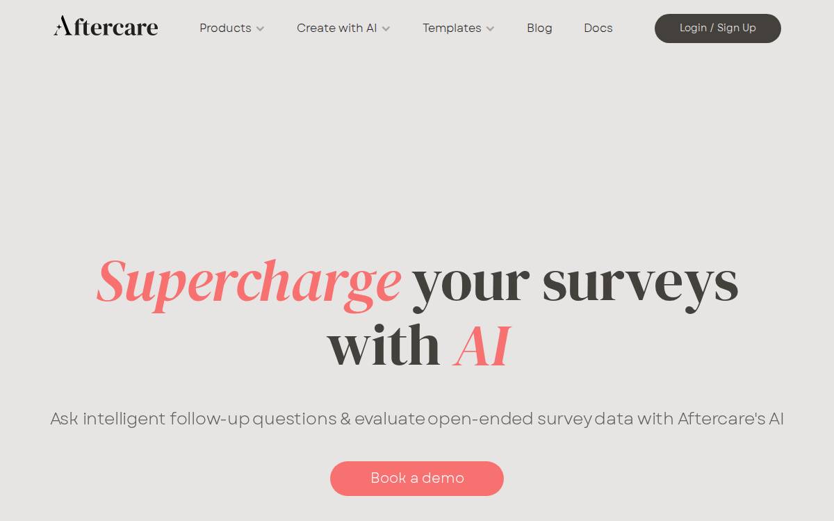 Aftercare website preview