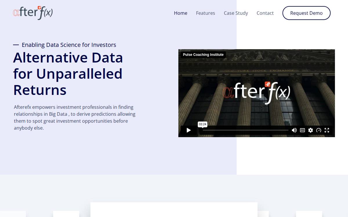 Afterefx website preview