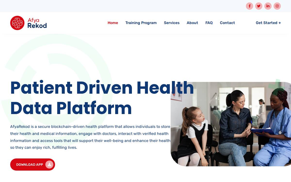 Afyarekod website preview