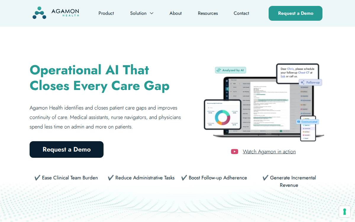 Agamon website preview