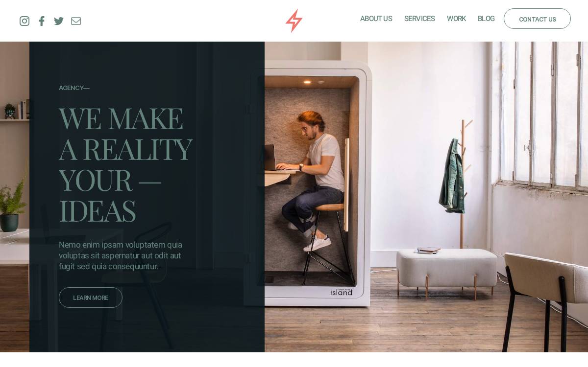 Agata Cms.Webflow website preview