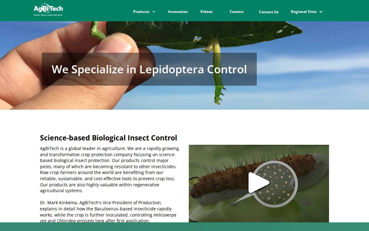 AgBiTech website preview