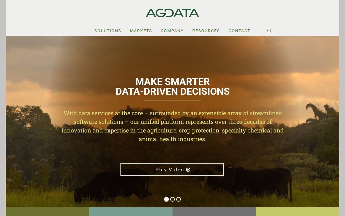 AGDATA website preview
