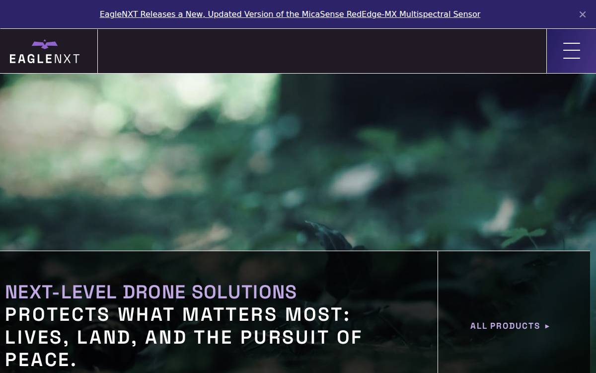 AgEagle Aerial Systems website preview