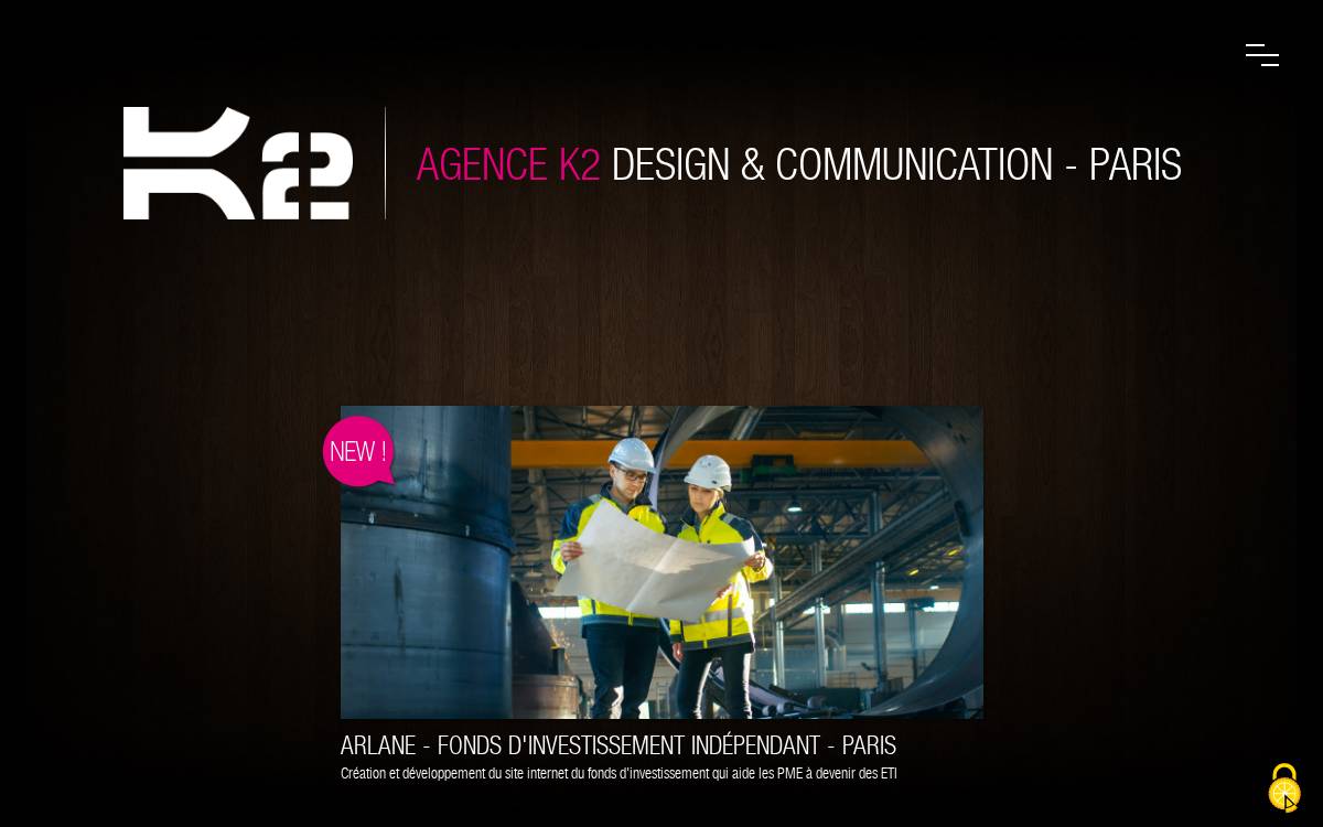 Agence K2 website preview
