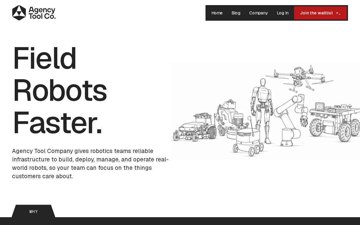 Agency Tool Company website preview