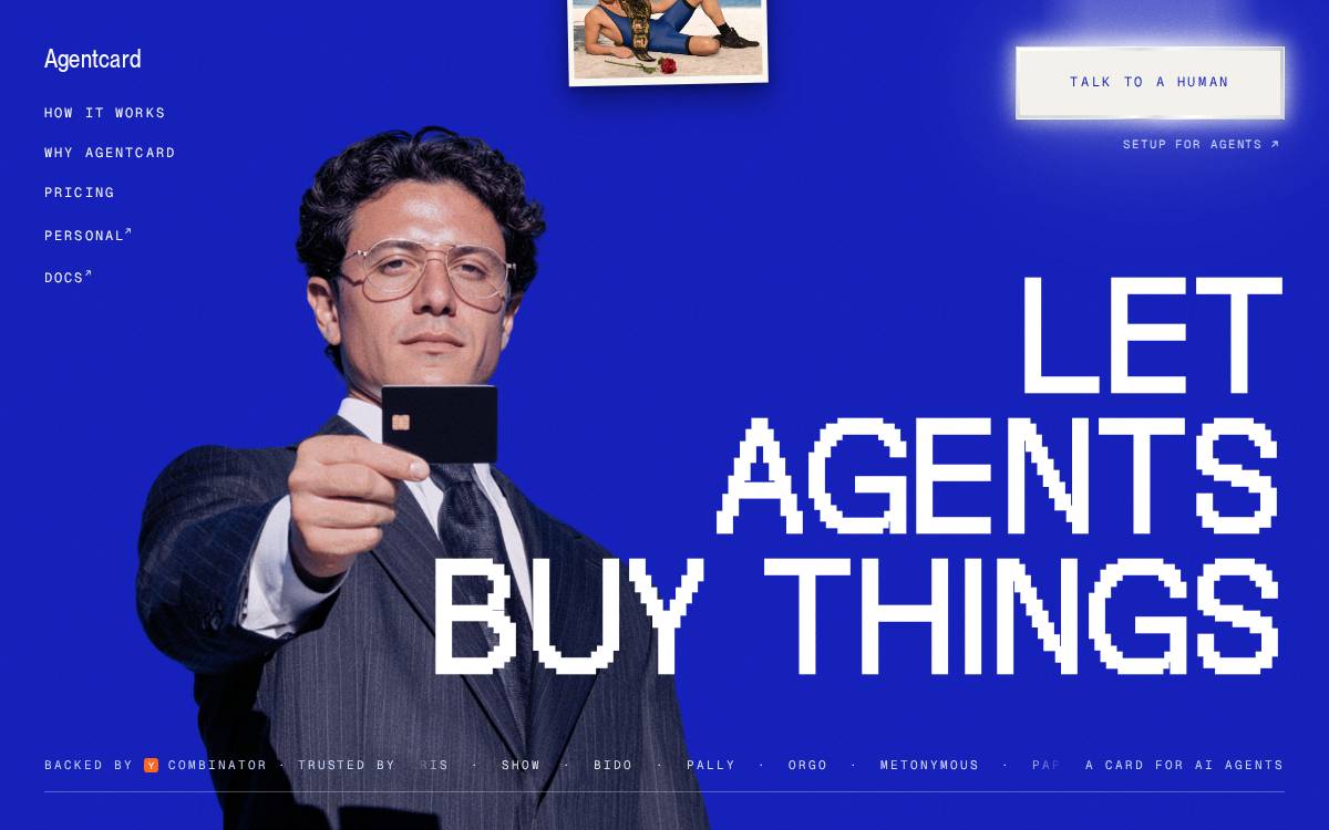Agentcard website preview