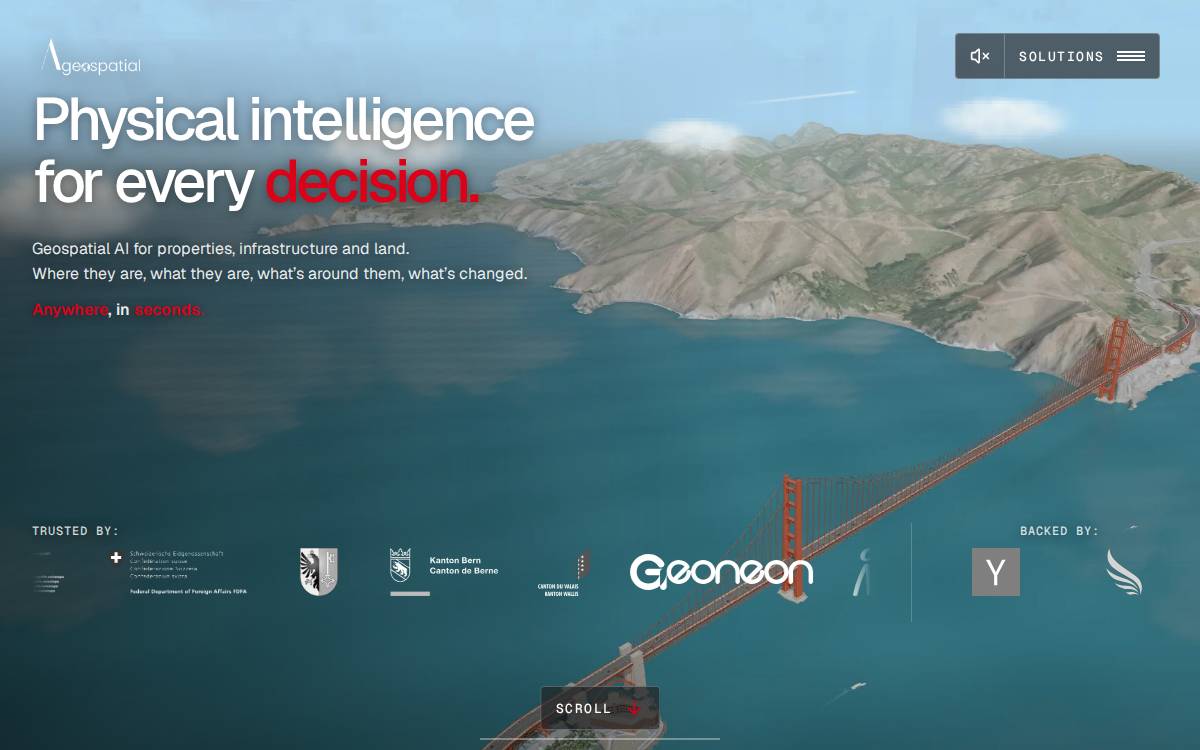 Ageospatial website preview