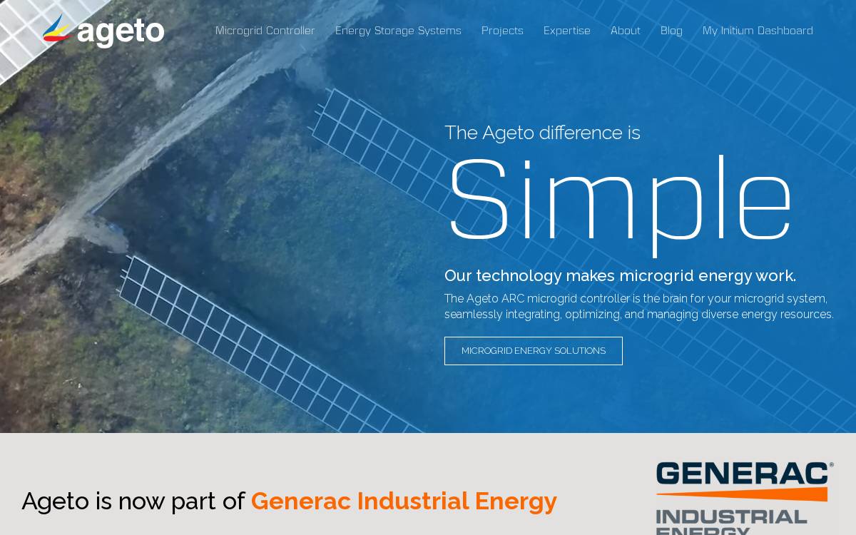 Ageto website preview