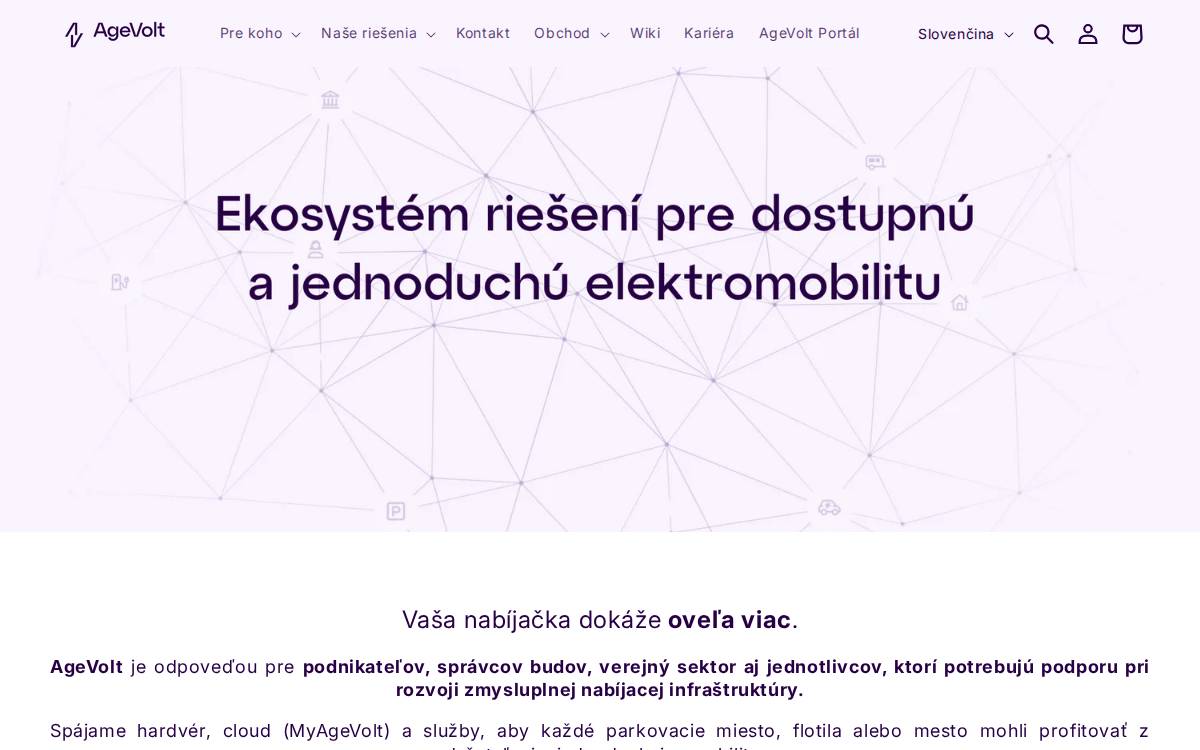 AgeVolt website preview