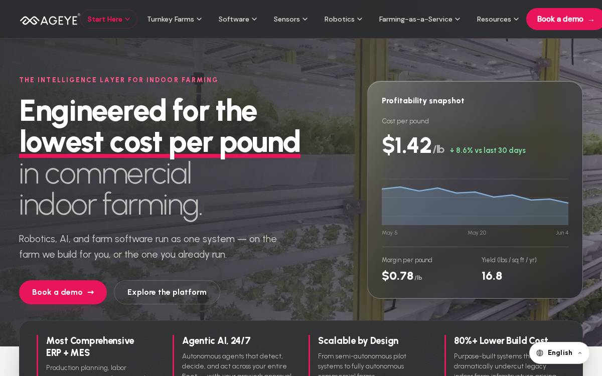 AgEye Technologies website preview