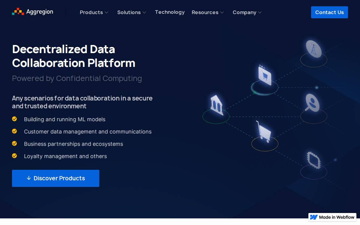 Aggregion website preview