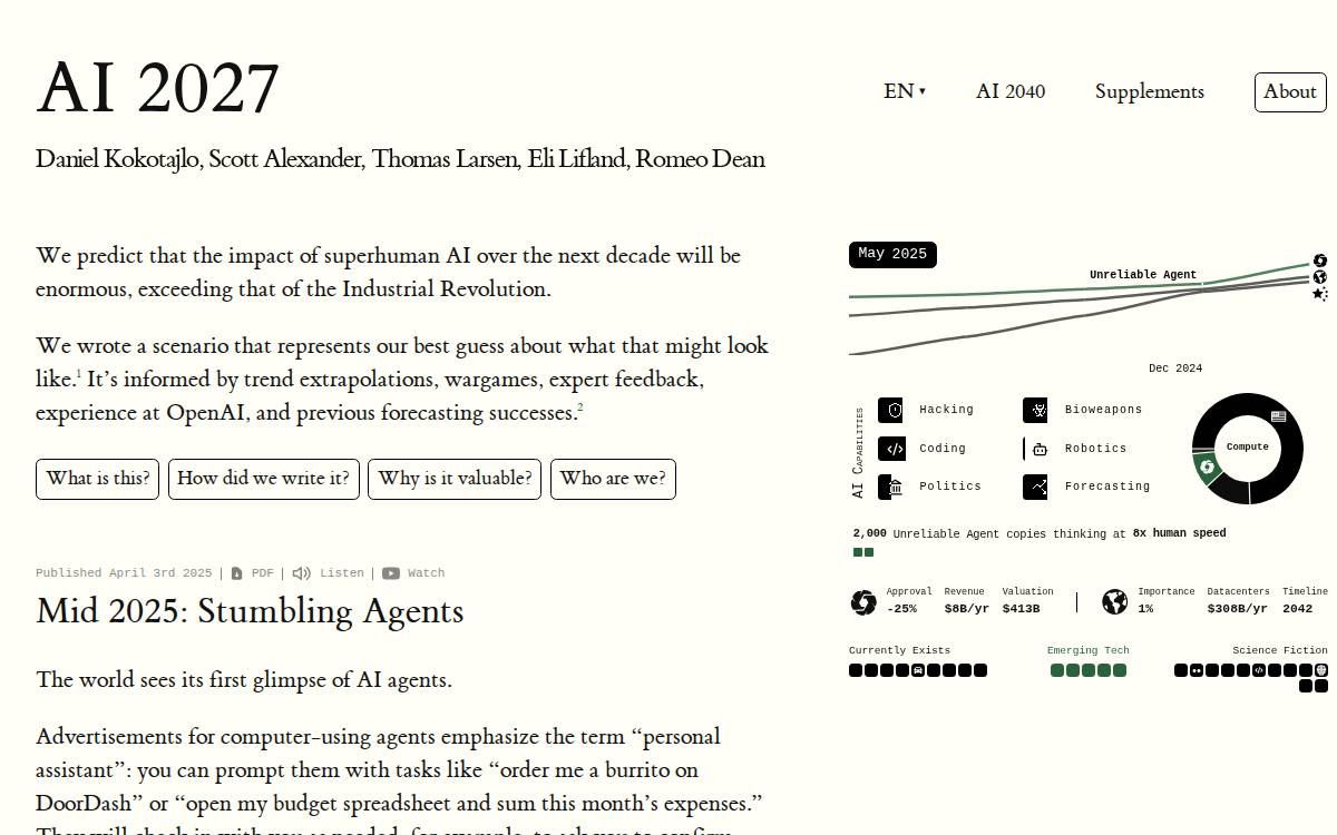 AGI website preview