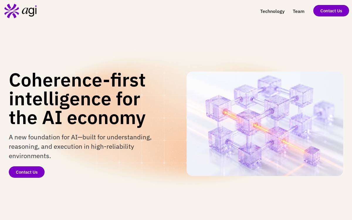 AGI website preview