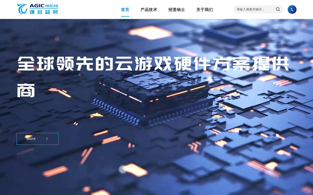 Agicmicro website preview