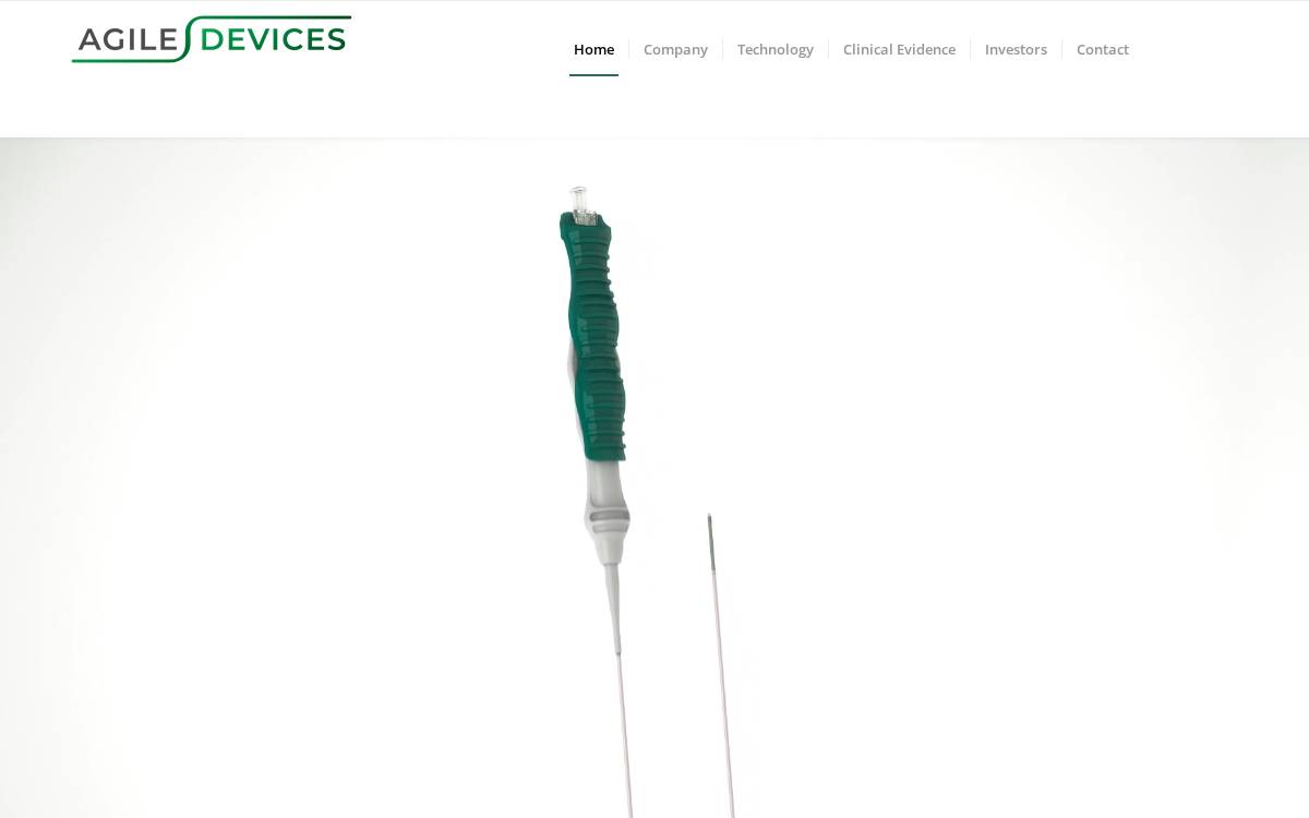 Agile Devices website preview