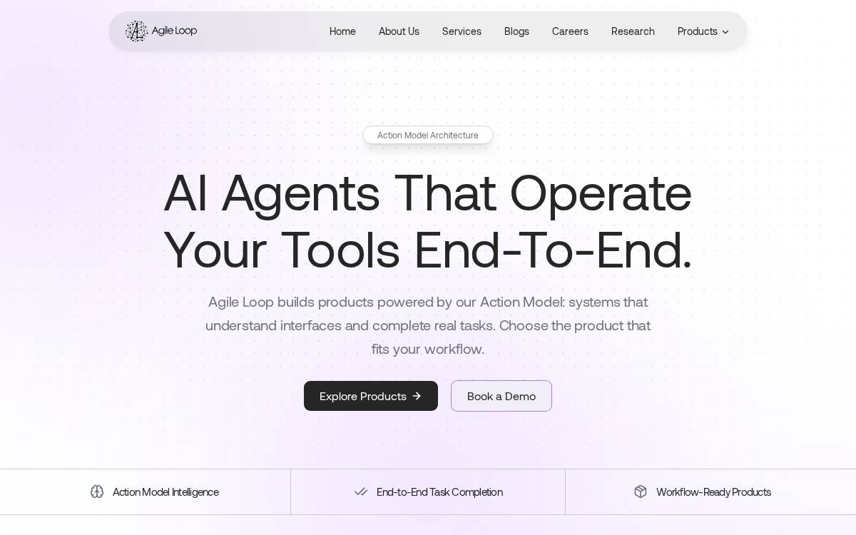 Agile Loop website preview