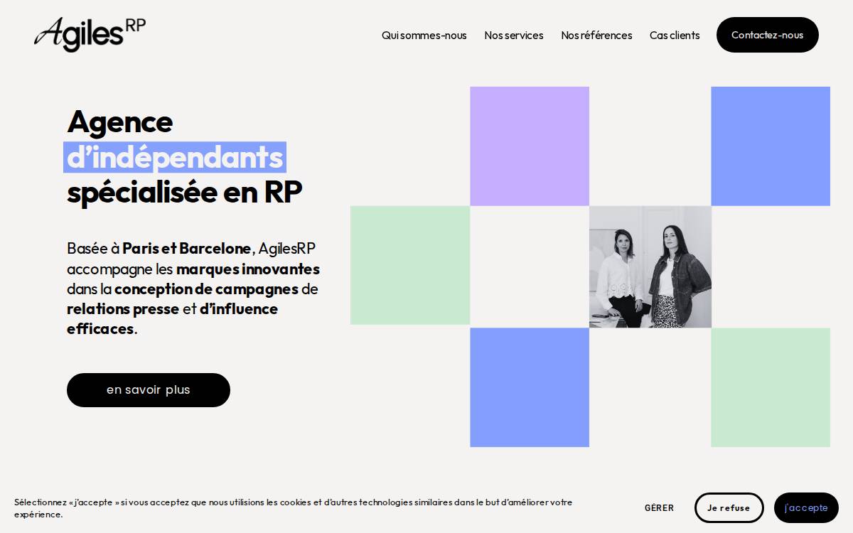 Agiles Rp website preview