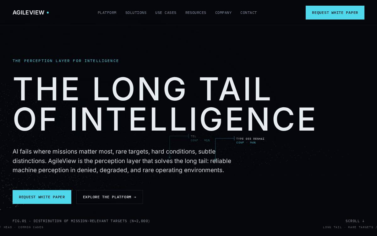 AgileView website preview