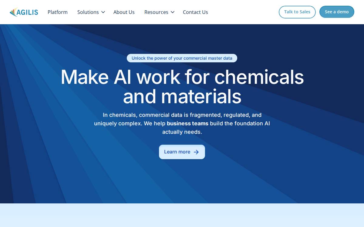 Agilis Commerce website preview