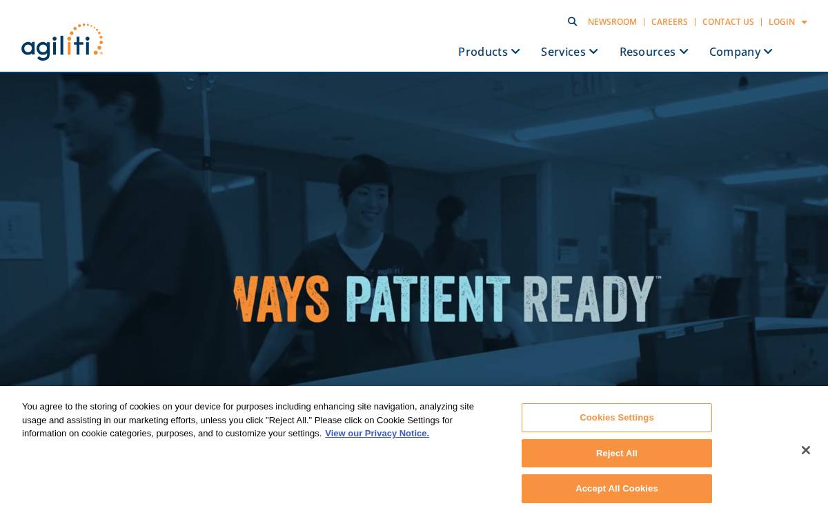 Agilitihealth website preview