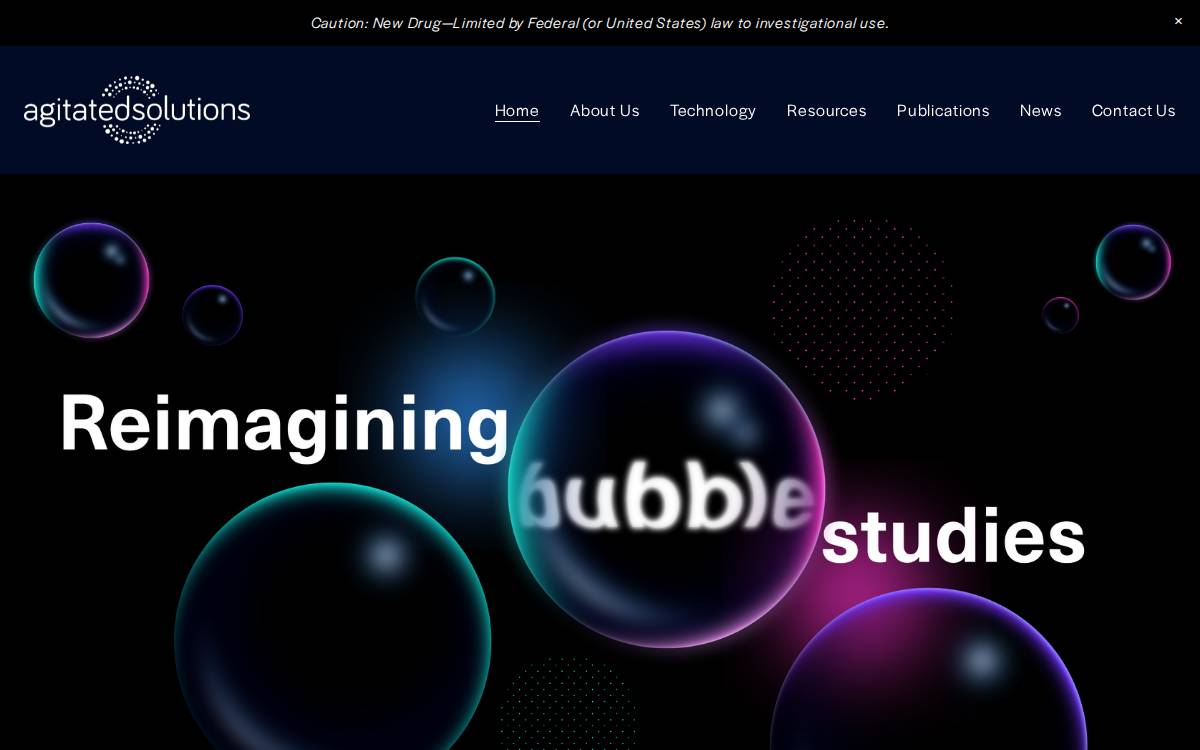 Agitated Solutions website preview