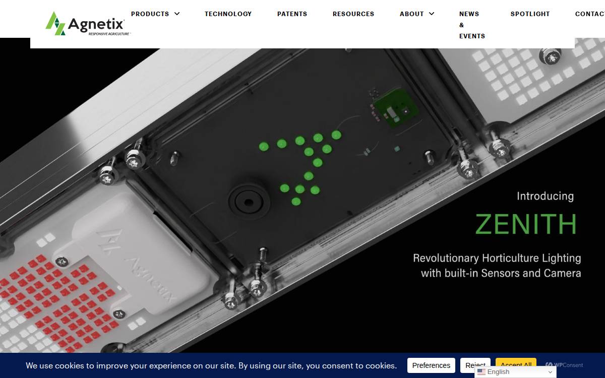 Agnetix website preview
